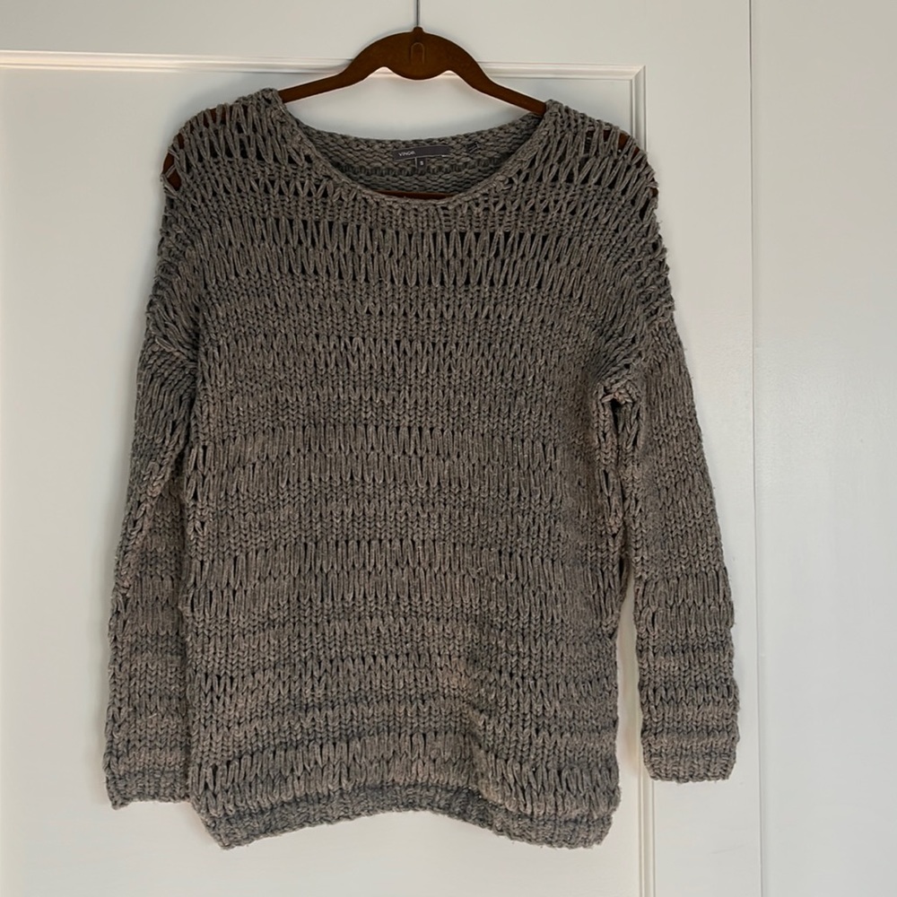 Vince grey size small sweater